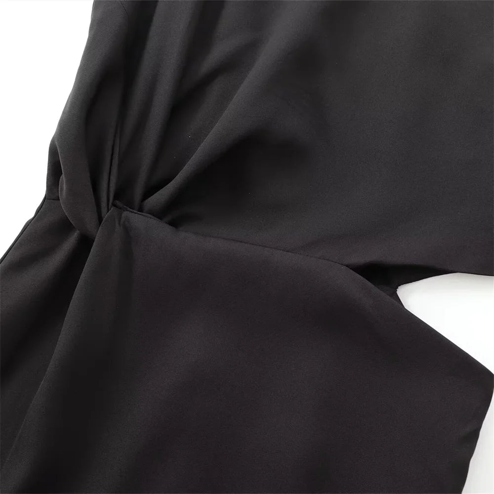 Casual Sleeveless Round Neck Midi Dress For Women Everyday