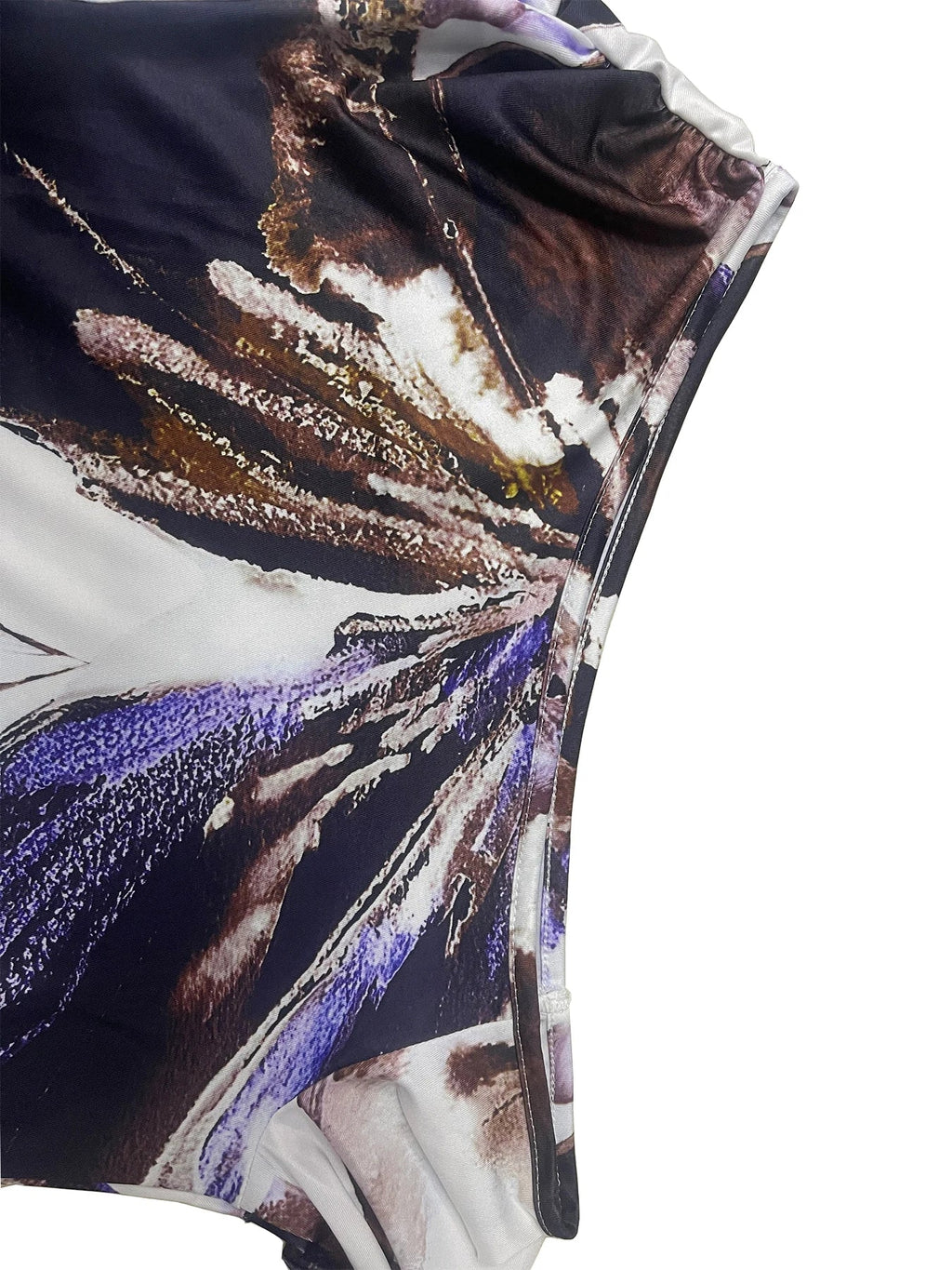 Off Shoulder Dress Slim Fit Printed For Spring Summer