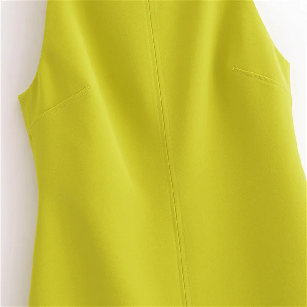 Elegant Women's Sleeveless Dress Slim Fit For Spring