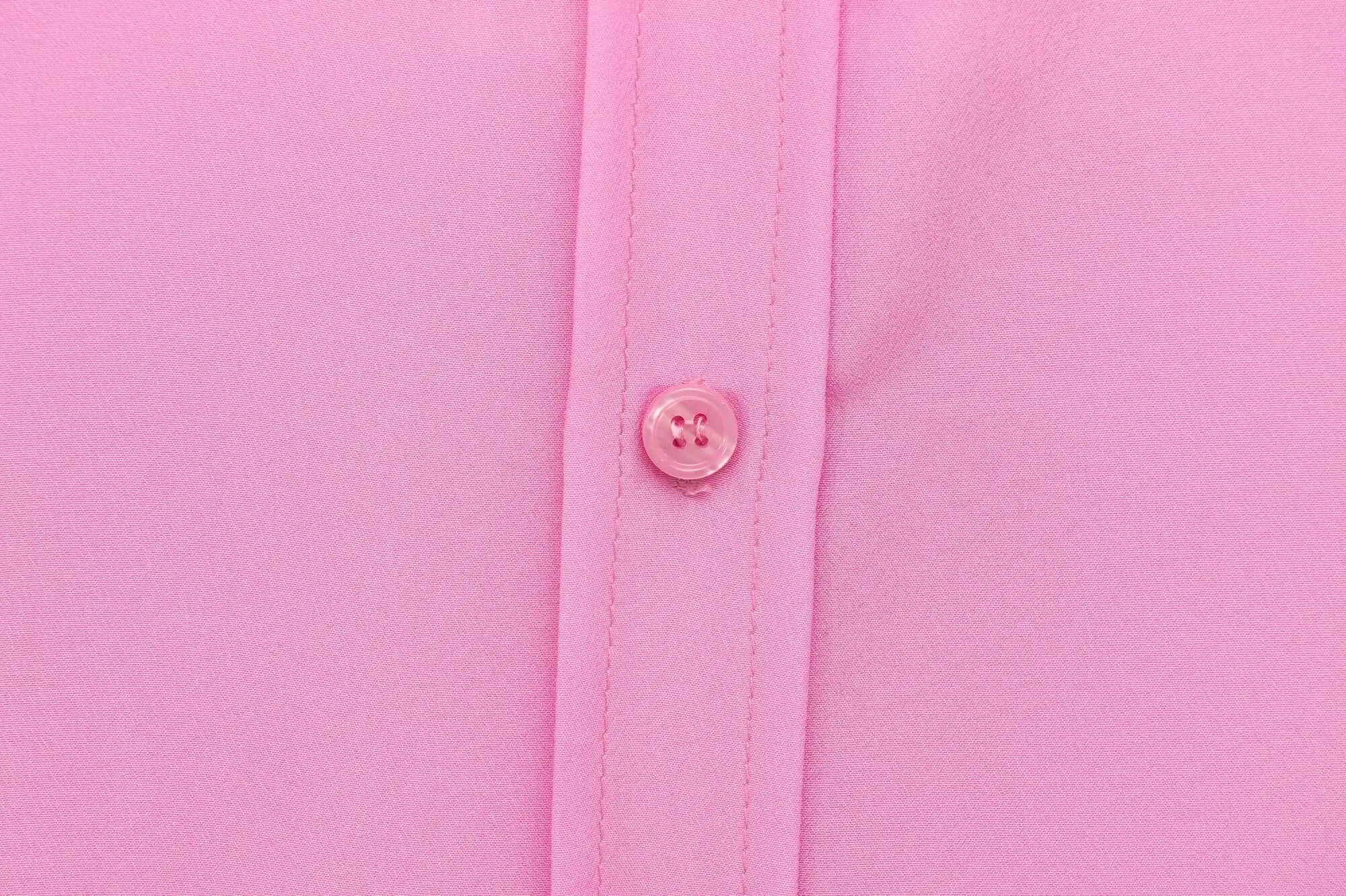 Fashionable Women Single Breasted Long Sleeve Shirt Button Up Blouse Casual Streetwear Top for Spring and Summer