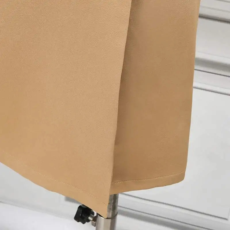 Elegant Women Midi Dress Solid Color Short Sleeve Casual