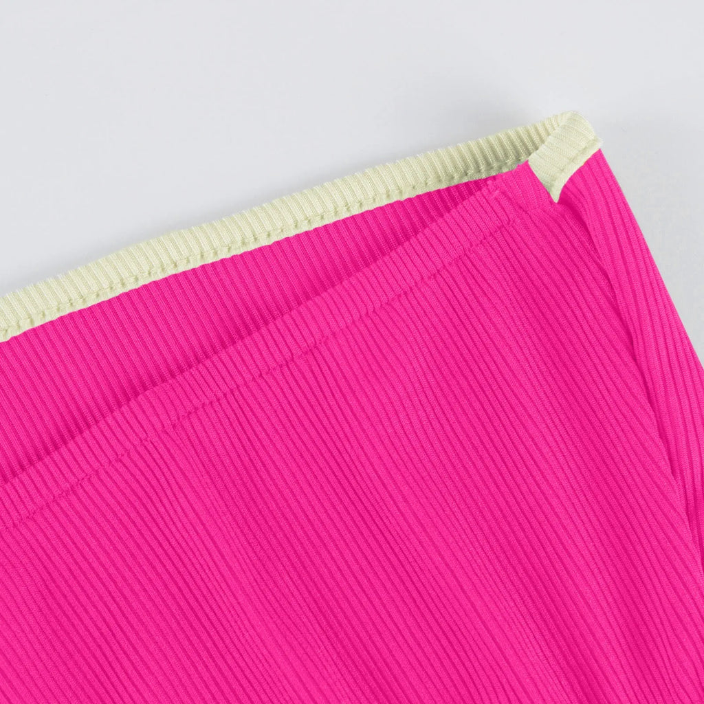 Two Piece Bodycon Crop Top Maxi Skirt Set For Women