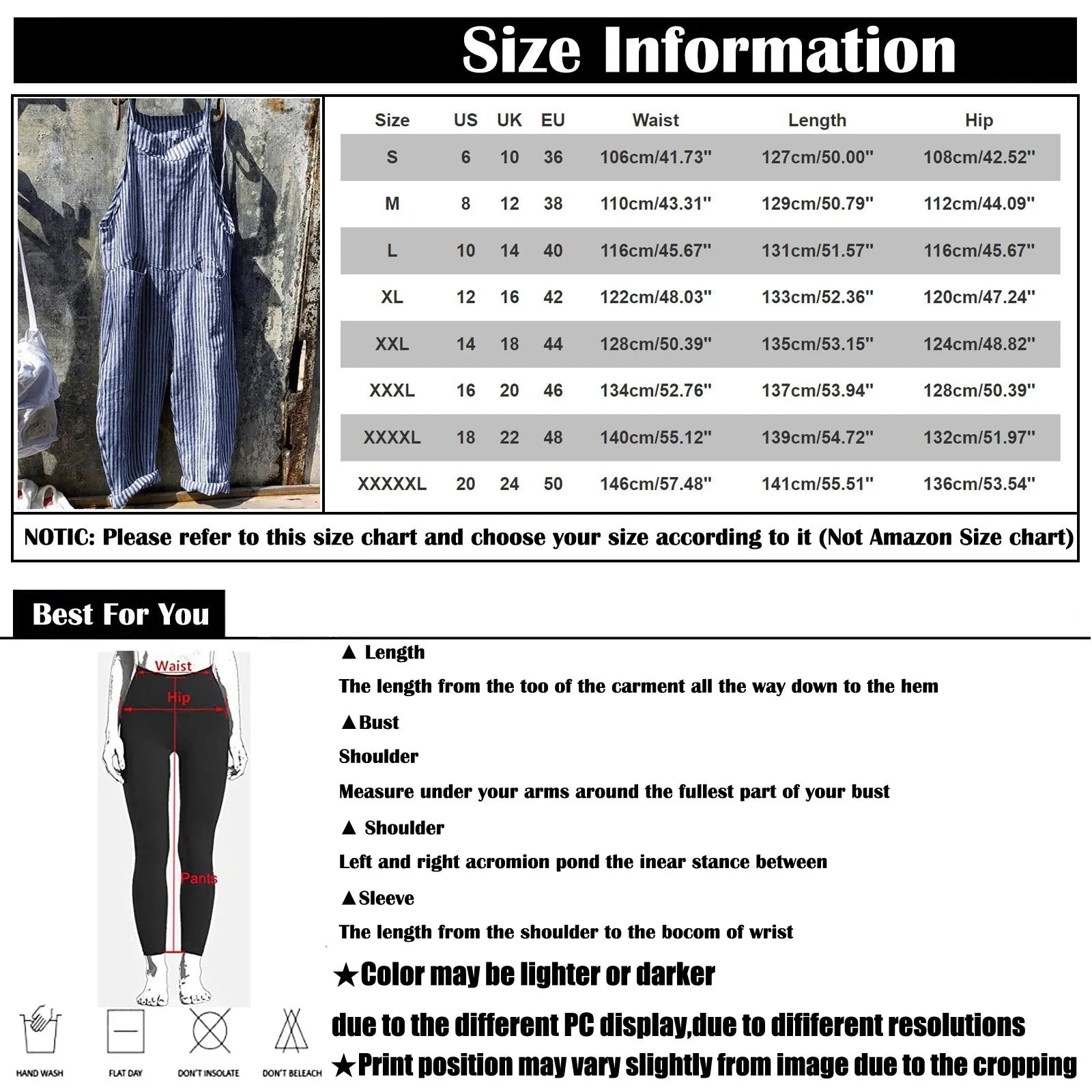 Vintage Multicolor Women's Cargo Jumpsuit Wide Leg Sleeveless Bib Trousers Casual Loose Fit with Pockets
