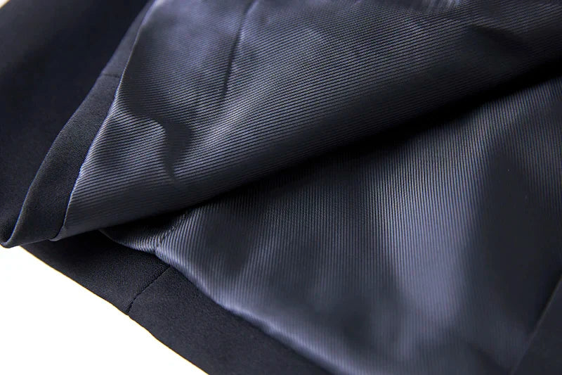 Womens Blazer Dress With Belt For Office Wear Buttons