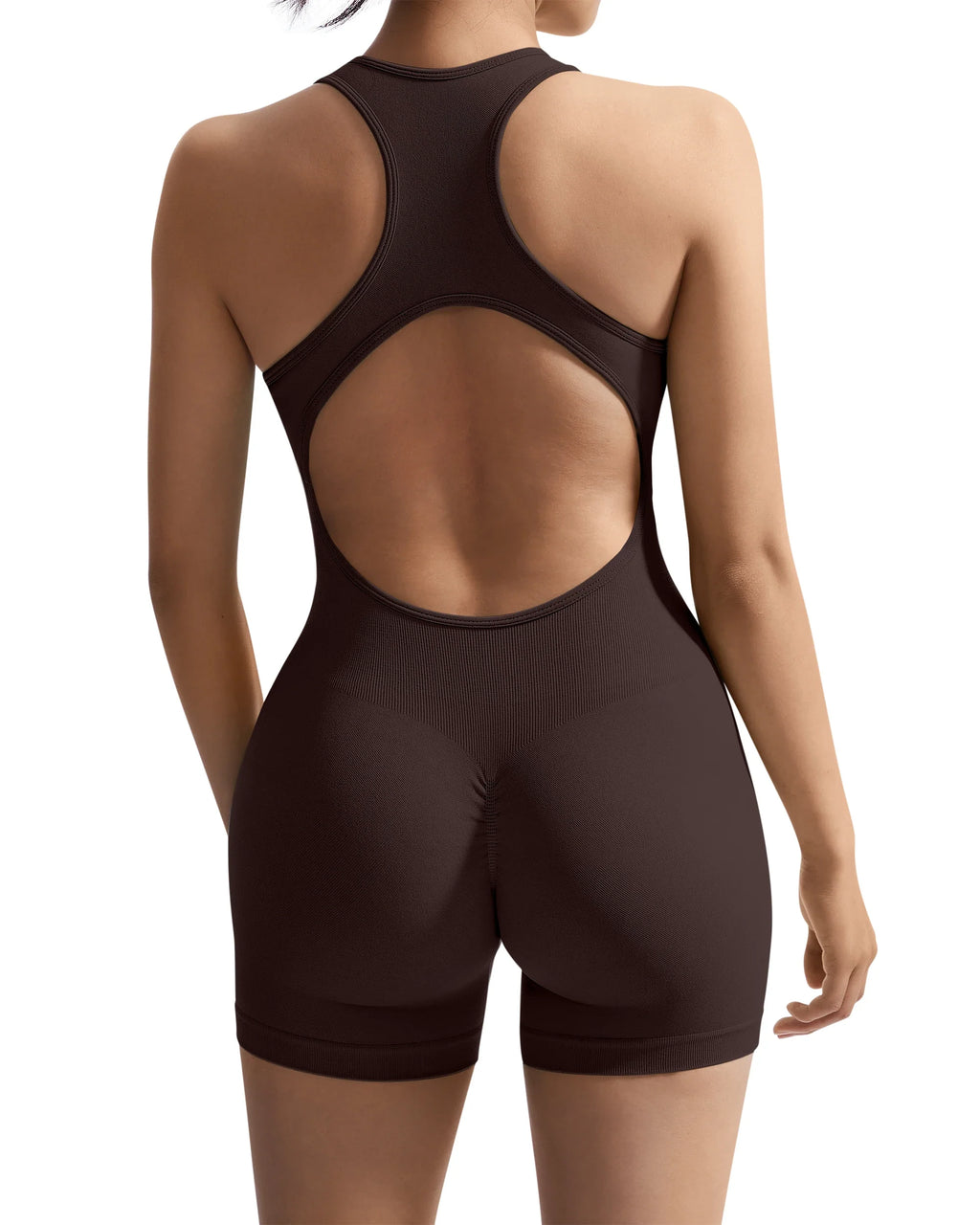 Sleeveless Solid Bodycon Jumpsuit for Women Zipper Front Summer Romper Overalls Fashion Streetwear Sportswear