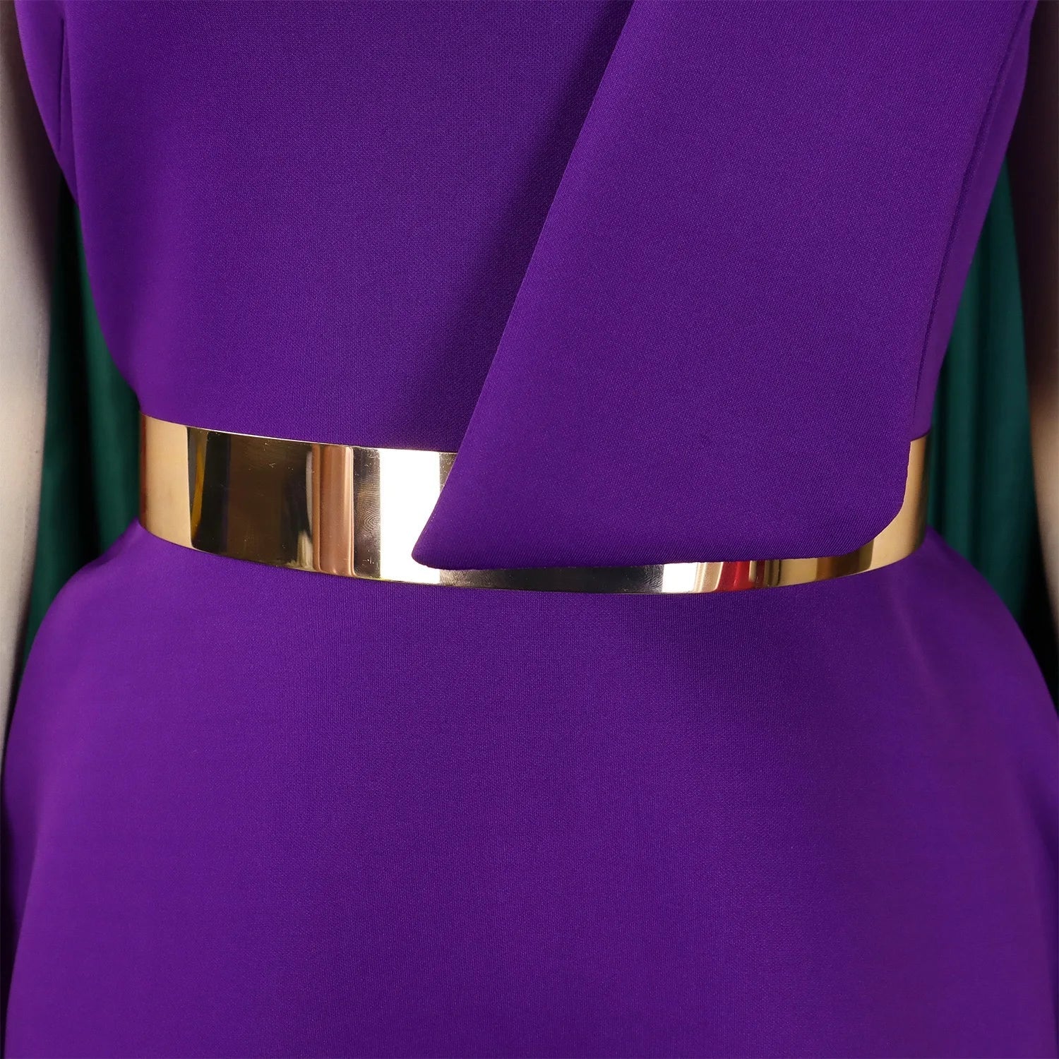 One Shoulder Bow Dress A Line Pleated Mid Calf Party Dress