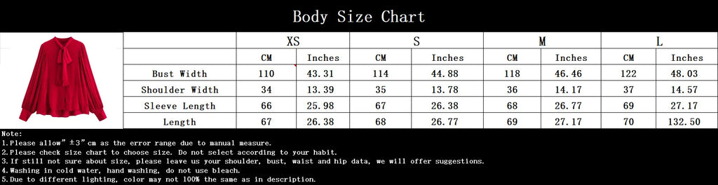 Red Bow Pleated Semi Sheer Womens Blouse Chic Button Up Shirt Elegant Spring Top for Women