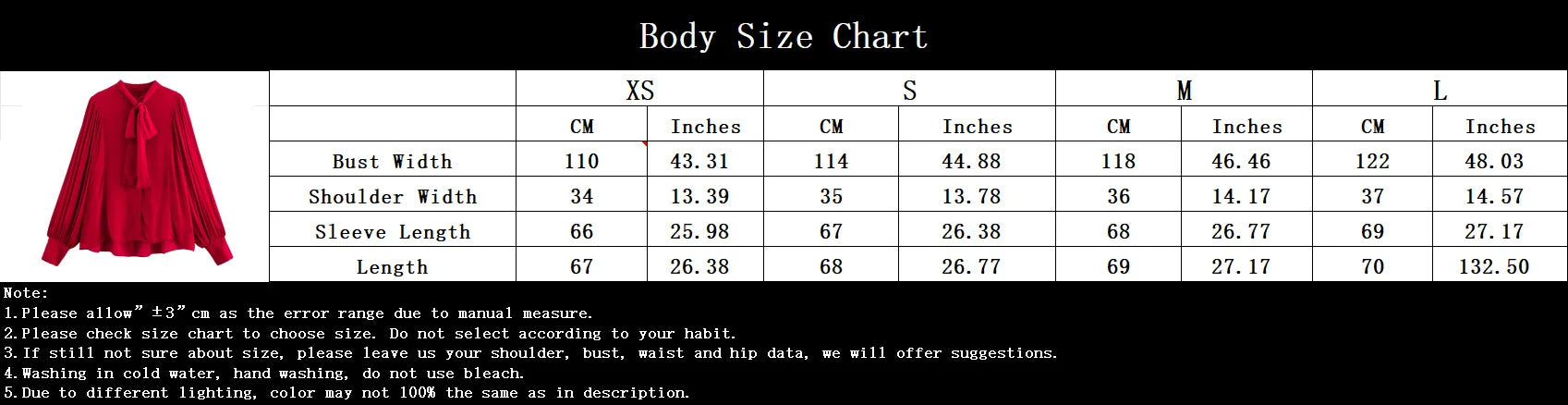 Red Bow Pleated Semi Sheer Womens Blouse Chic Button Up Shirt Elegant Spring Top for Women