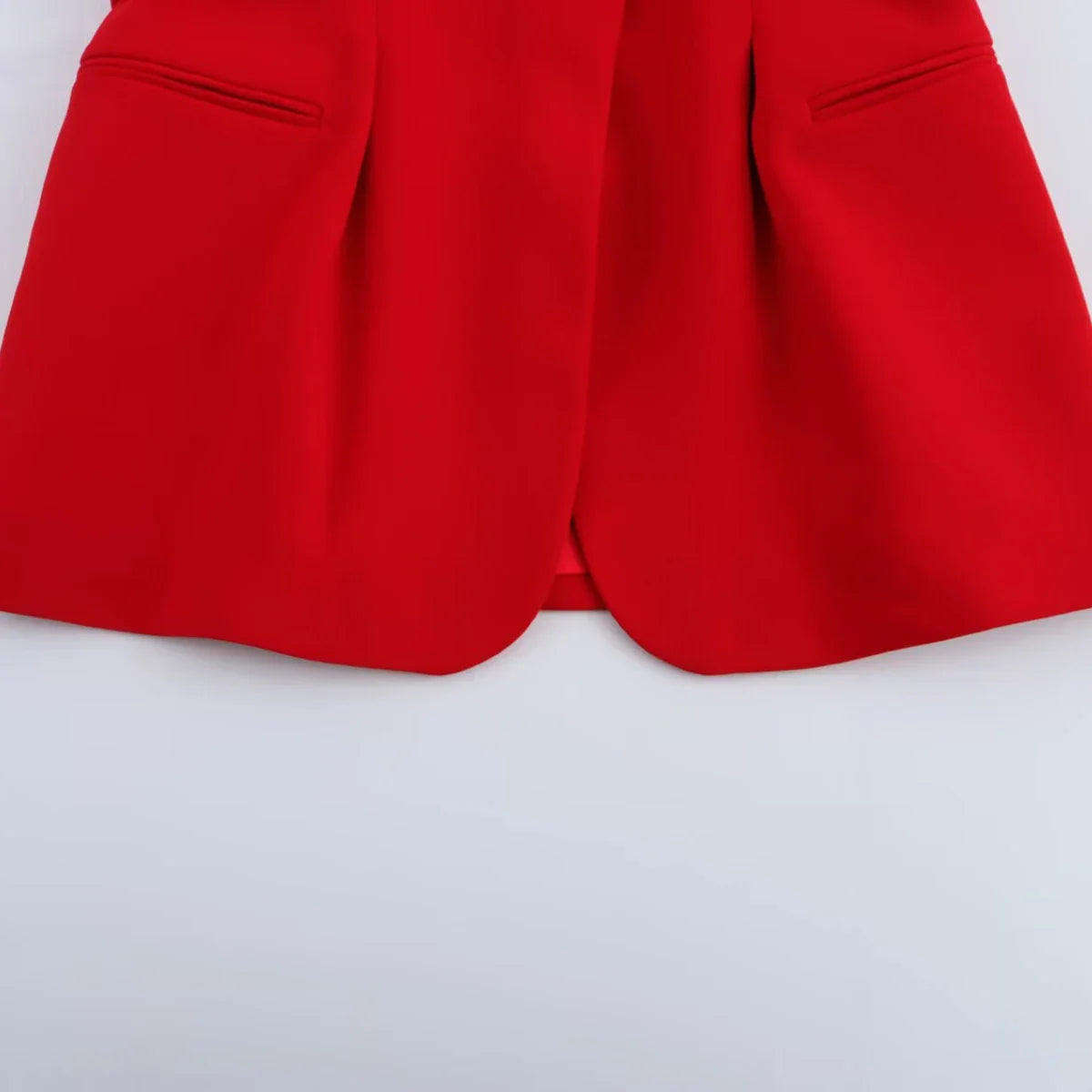 Women's Belted V-neck Vest Top with Shoulder Pads and Pockets Paired with Flared Pants for Casual Spring Summer Chic Look