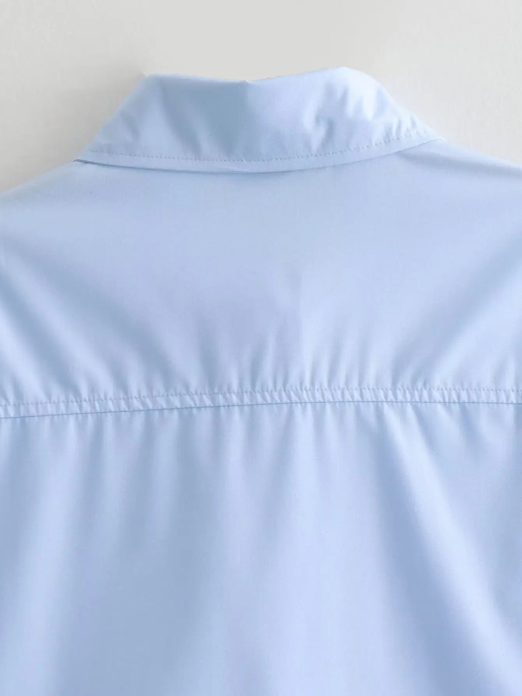 Women's Casual Long Sleeve Solid Blouse with Pockets Loose Fit Versatile Office Shirt Top