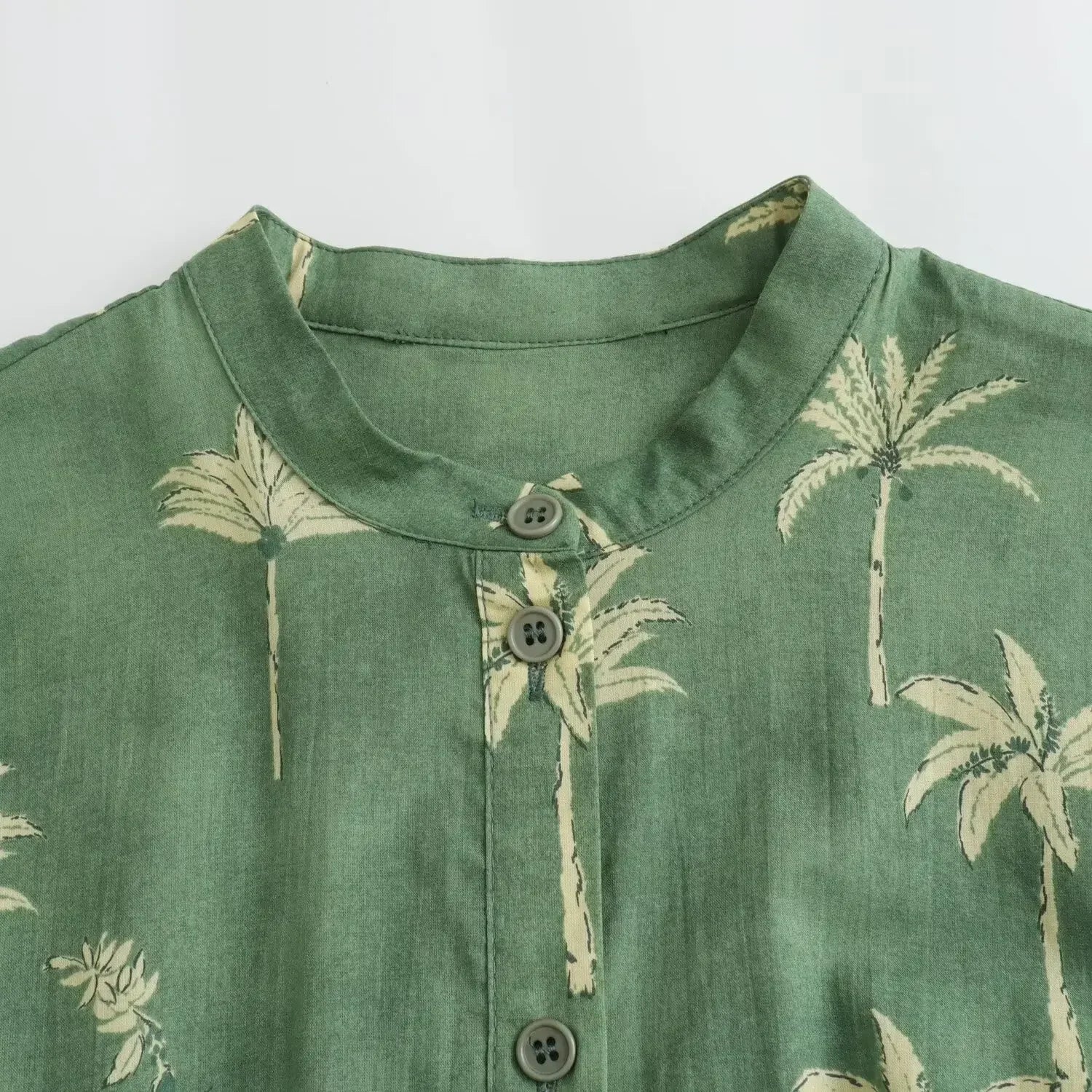 Printed Belted Long Sleeve Shirt Dress Chic Spring Women