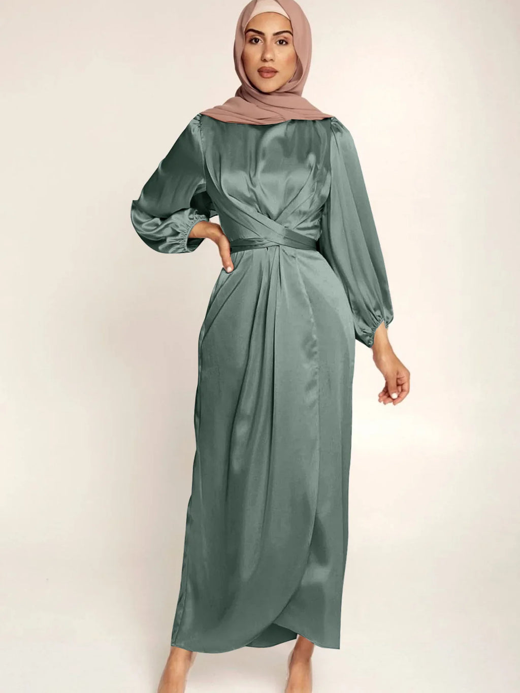 Soft Tunic Dress with Irregular Hem for Spring Women