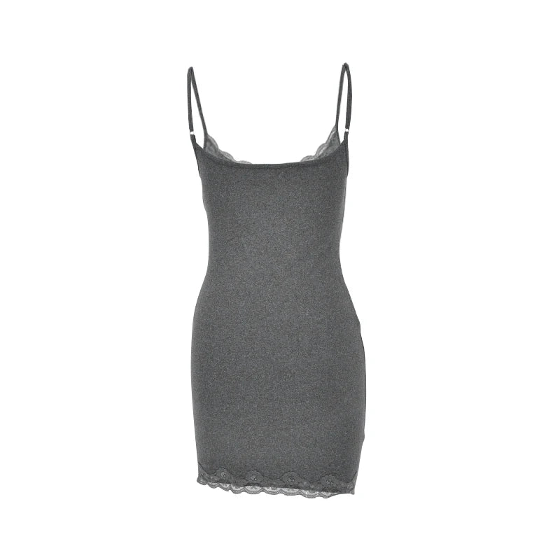 Lace Backless Sleeveless Sexy Mini Dress For Summer Party