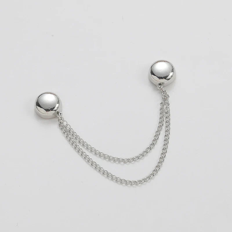 Exquisite Chain Magnetic Buckle Clip for Clothing Accessories and Scarves