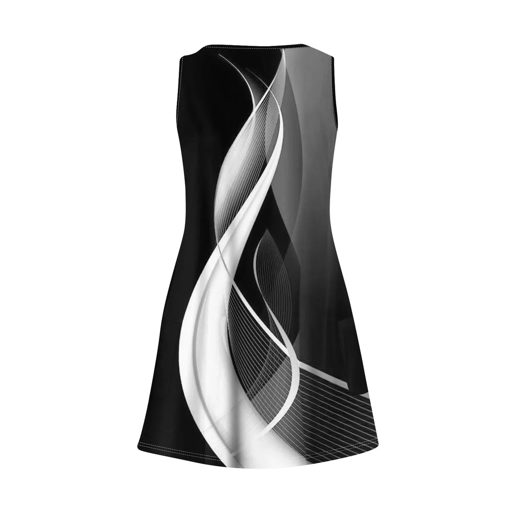 Floral Print Beach Dress Sleeveless V Neck Mini With Pockets