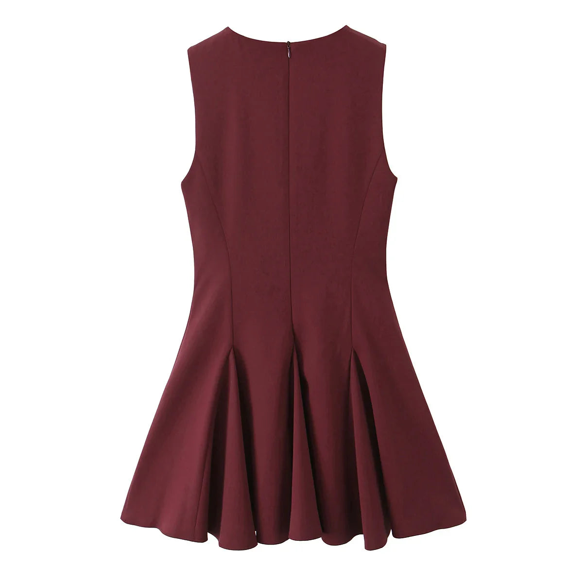 Sexy Bow Pleated Sleeveless Mini Dress For Summer Women
