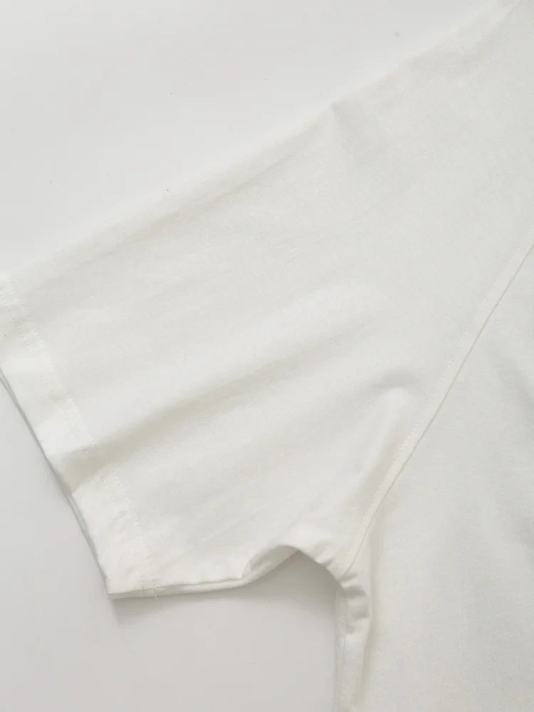 Women's Solid Casual Trouser Set with Short Sleeve T-Shirt and Elastic Waist Wide Leg Pants