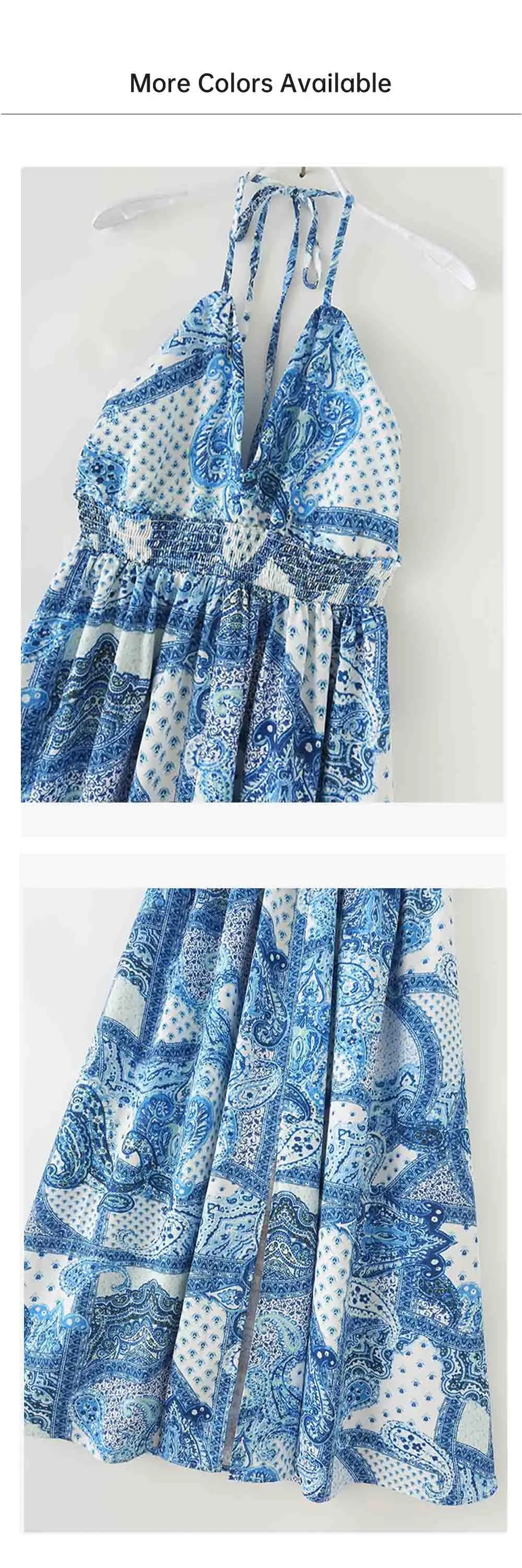 Summer Open Back Dress With V Neck Sling For Women Casual