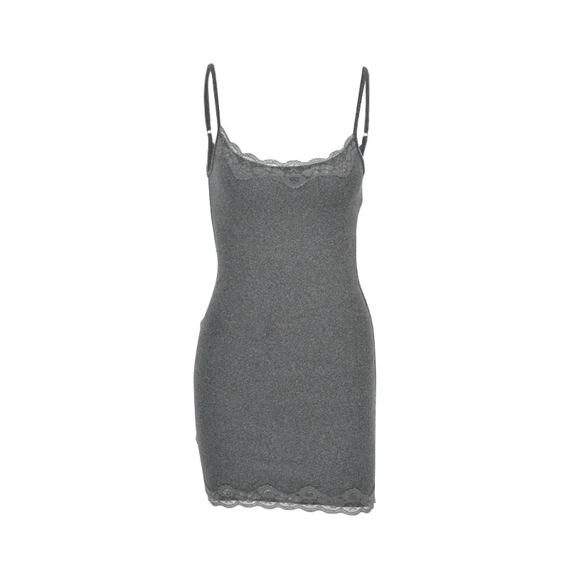 Lace Backless Sleeveless Sexy Mini Dress For Summer Party