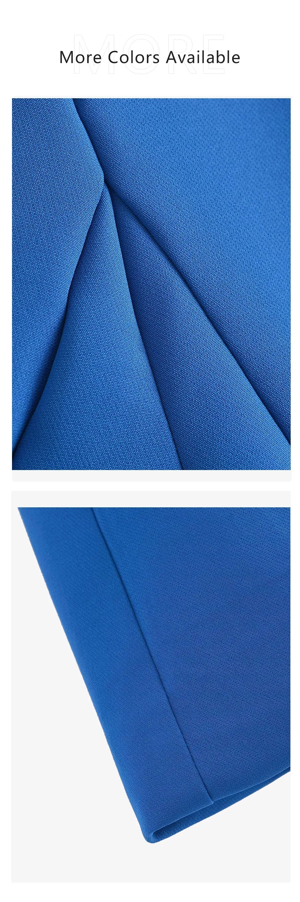 Women's Solid Color Suit Set with Buckle Free Belt Design for Spring and Summer Fashion