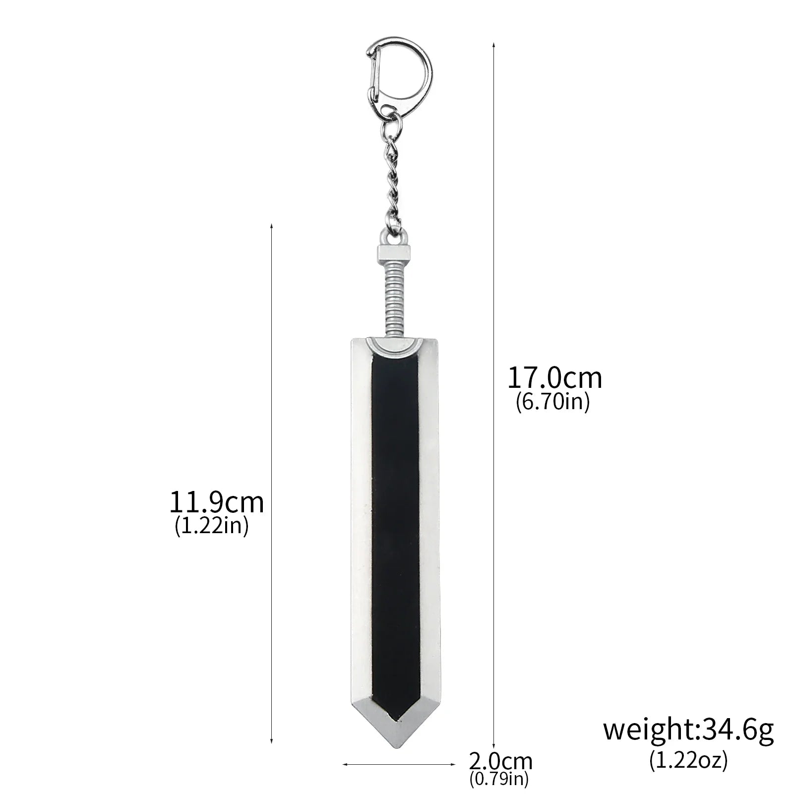 Anime Red Skull Keychain Berserk Warrior Griffith Guts Keyring Cosplay Prop Gift for Men and Women