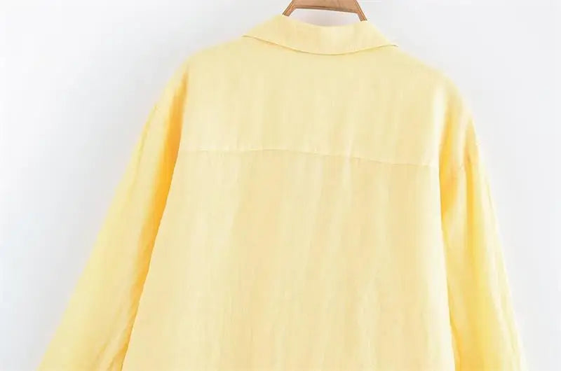 Chic Summer Women's Two-Piece Set Casual Straight Shirt and Shorts Matching Outfit for Street and Leisure Wear