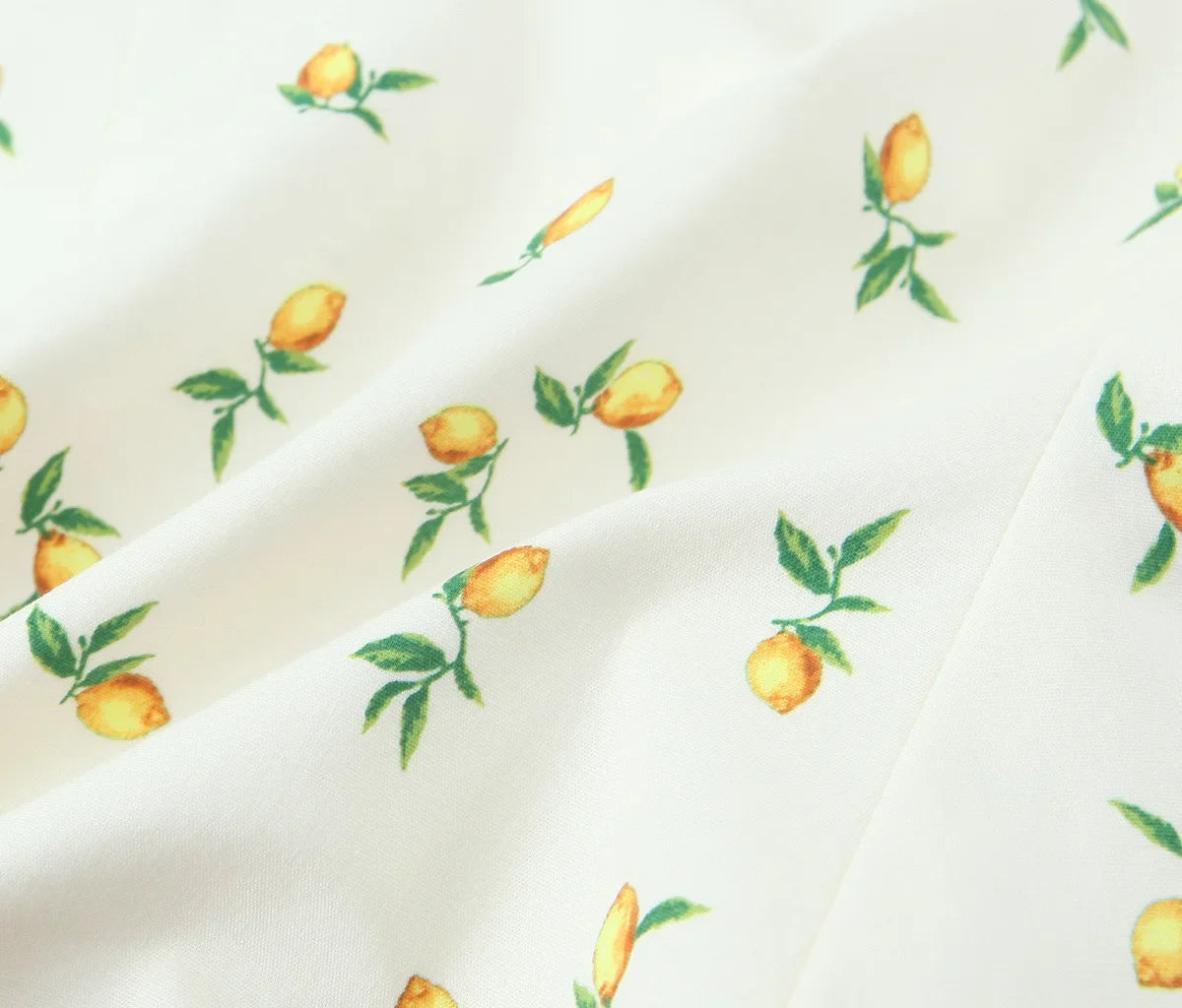 Casual Summer Two Piece Skirt Set for Women Lemon Print Backless Hanging Collar Tank Top with A-Line Mini Skirt Sleeveless Short Top