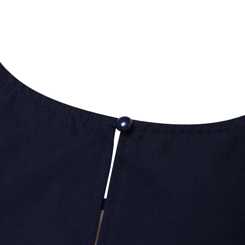 Women's Colorblock Sleeveless Midi Sundress With Pockets