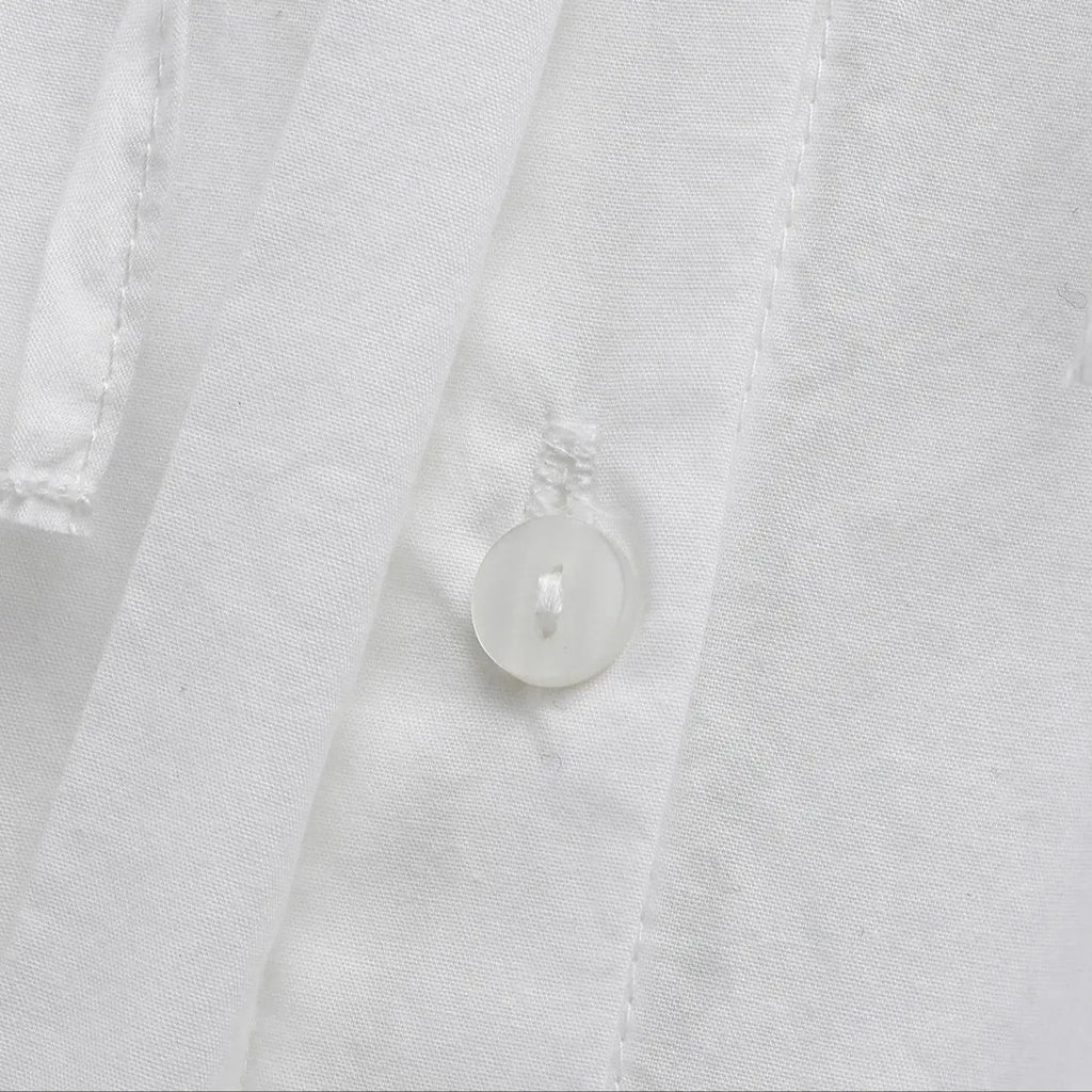 Spring Casual Women Blouse Long Sleeve Turn-down Collar Bow Tie Loose Fit Chic Shirt