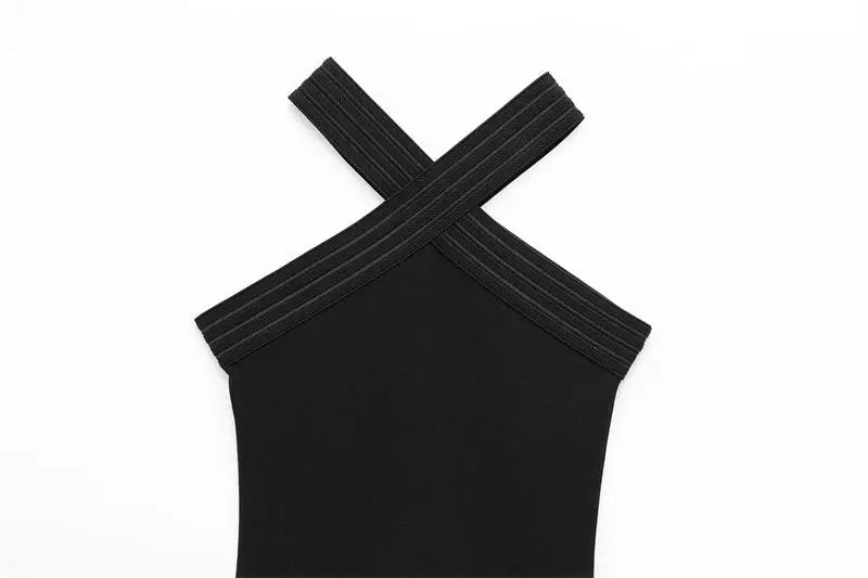 Womens Tube Top Dress Elastic Neck Bodycon Summer Chic