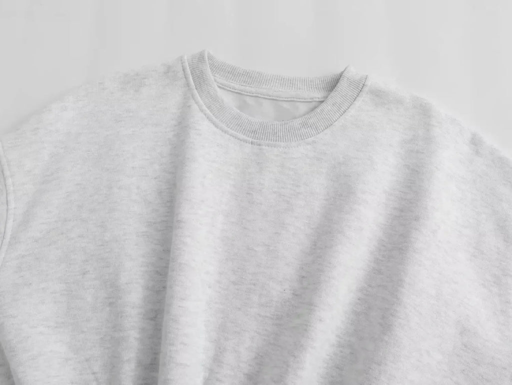 Women's Casual Sweater Pants Suit for Fall and Winter Elegant Sportswear Set