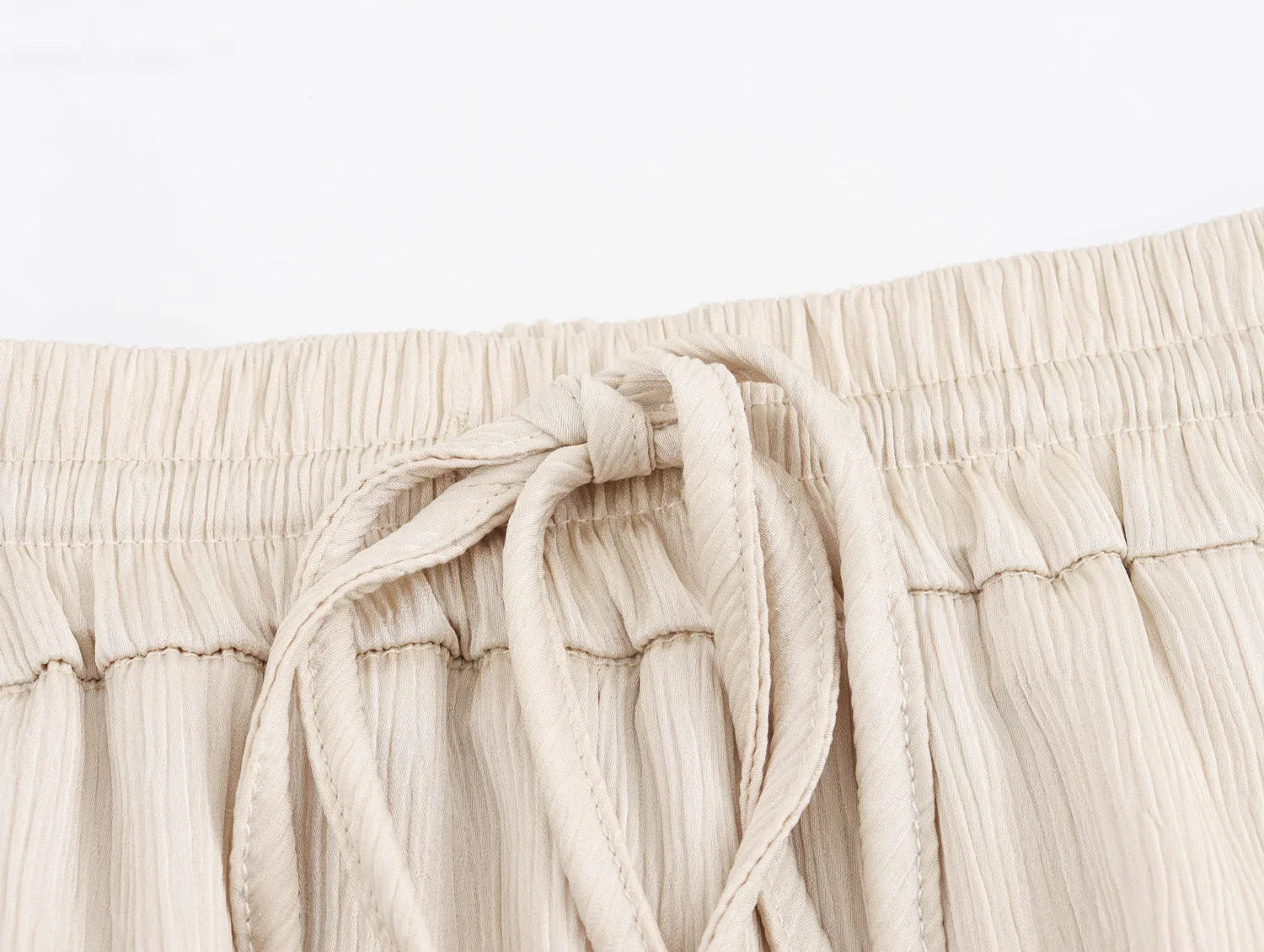 Autumn Women's Fashionable Wrinkled Suit Jacket and Casual Pants Set