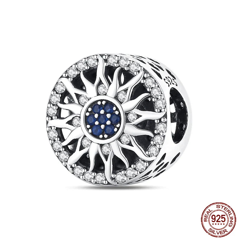 925 Silver Devil's Eye Charms Beads for Women DIY Jewelry Making