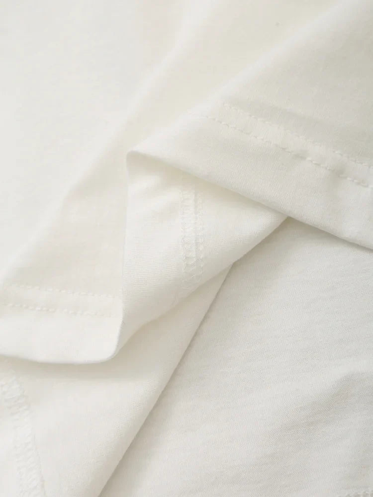 Women's Solid Casual Trouser Set with Short Sleeve T-Shirt and Elastic Waist Wide Leg Pants