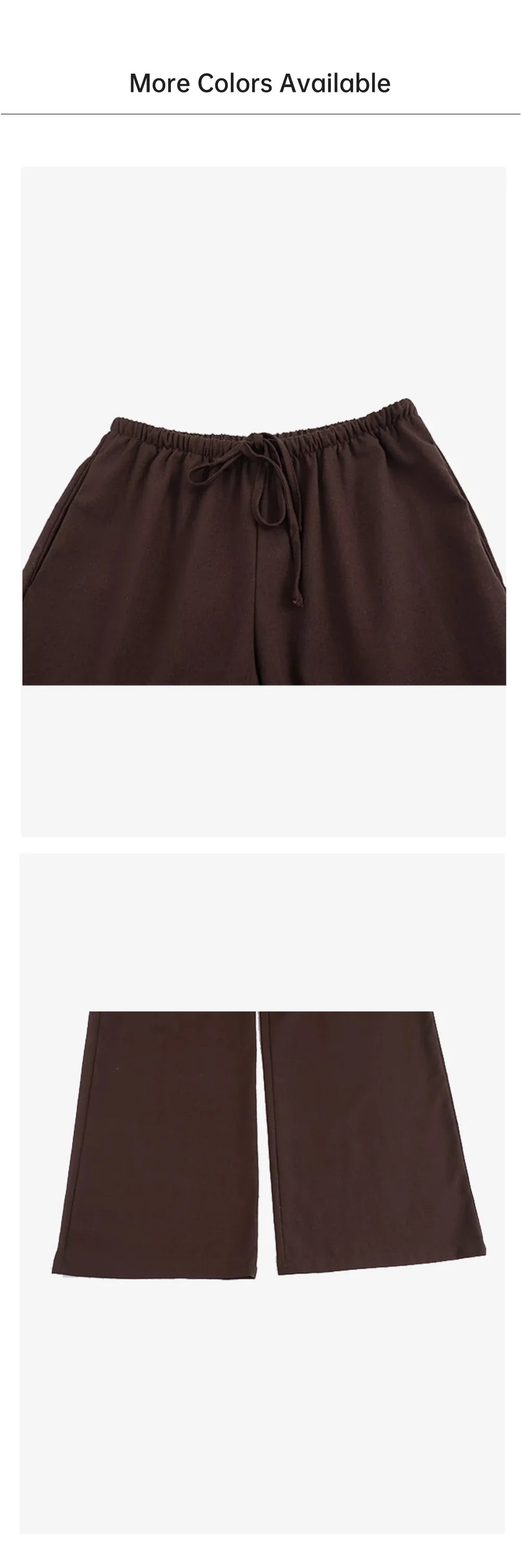 Casual Women's Solid Color Kimono Cross Coat with High Waist Flowing Wide Leg Pants Set Summer Fashion Two-Piece Outfit