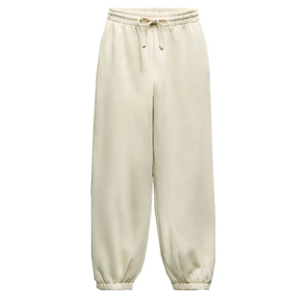 Women's Casual Sweater Pants Suit for Fall and Winter Elegant Sportswear Set