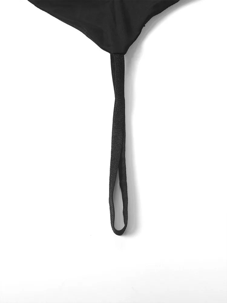 Black Sleeveless Bodycon Mini Dress Backless Party Wear