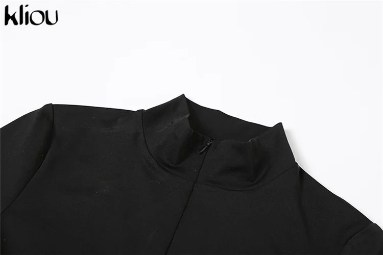 Women's Autumn Ankle-Length Slim-Fit Milk Silk Jumpsuit with Front Zipper Casual One-Piece Overall for Junior Girls