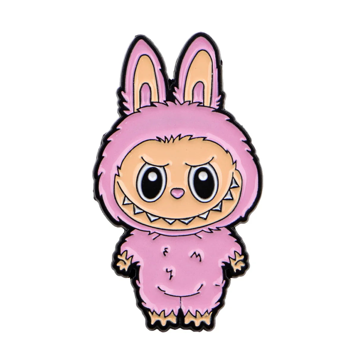 Cute Monster Enamel Pins for Cartoon Anime Lovers - Genie Pin Badge for Backpacks, Lapel Brooch, and Fashion Accessories