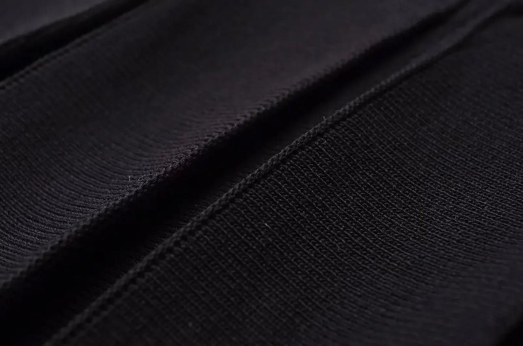 Yellow Knit Pleated Hem Mini Dress With Front Pockets