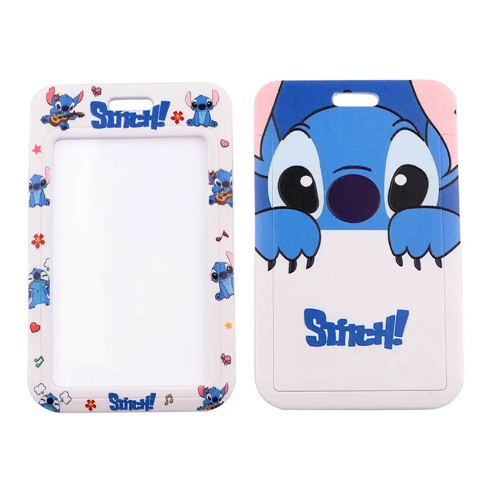 Stitch Cute Cartoon Animation Lanyard for Keys ID Credit Card Pass Mobile Phone Charm Neck Strap Badge Holder