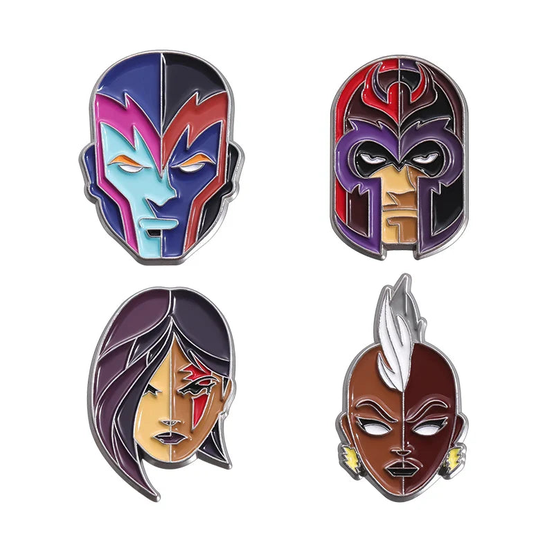 Cute Cartoon Anime Character Enamel Pins Custom Little Monk Brooches Funny Jewelry Gift for Friends