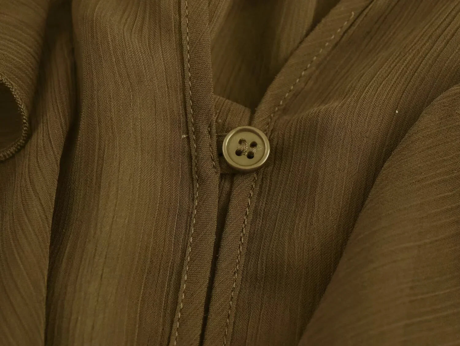 Elegant Women's V-Neck Layered Decorative Shirt with Chic Temperament Design