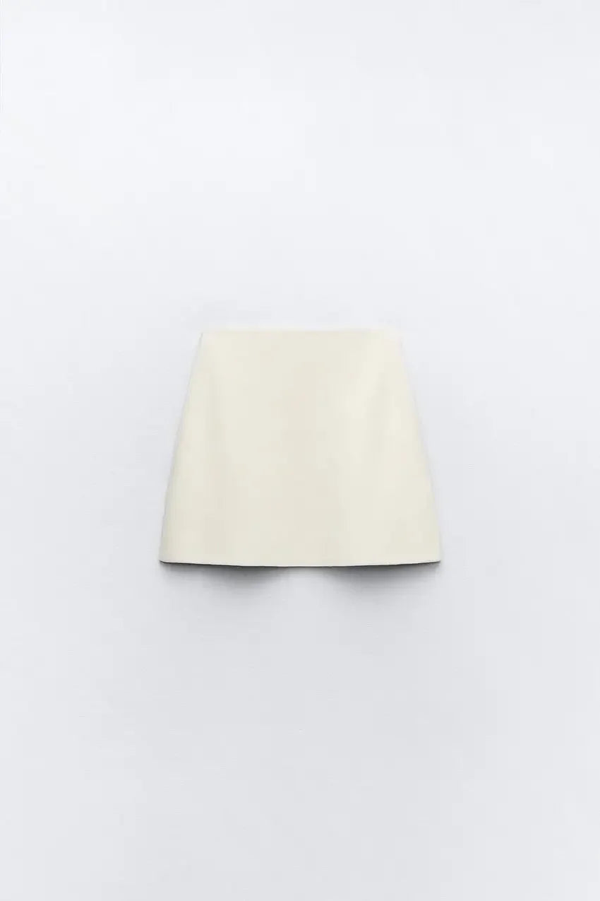 Women's Knit Tailored Cardigan and Skirt Set V-Neck Long Sleeve Jacket with High Waist Elastic A-Line Mini Skirt Stylish Two-Piece Outfit