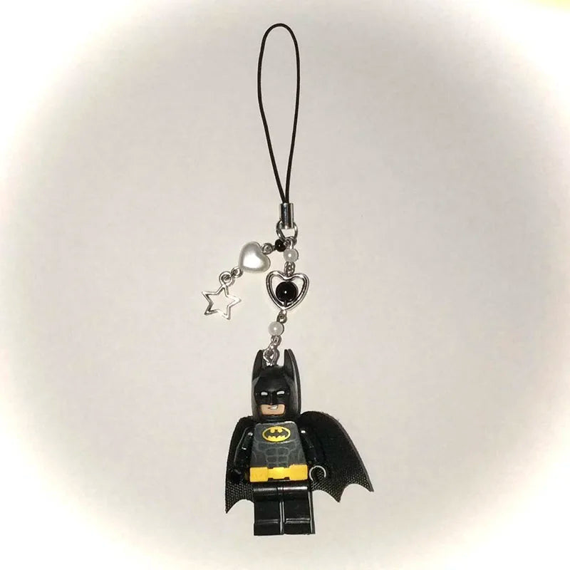 Cartoon 3D Fairy Bat Character Pendant Keychain for Phone and Backpack Personalized Gifts for Him Y2K Handmade Jewelry