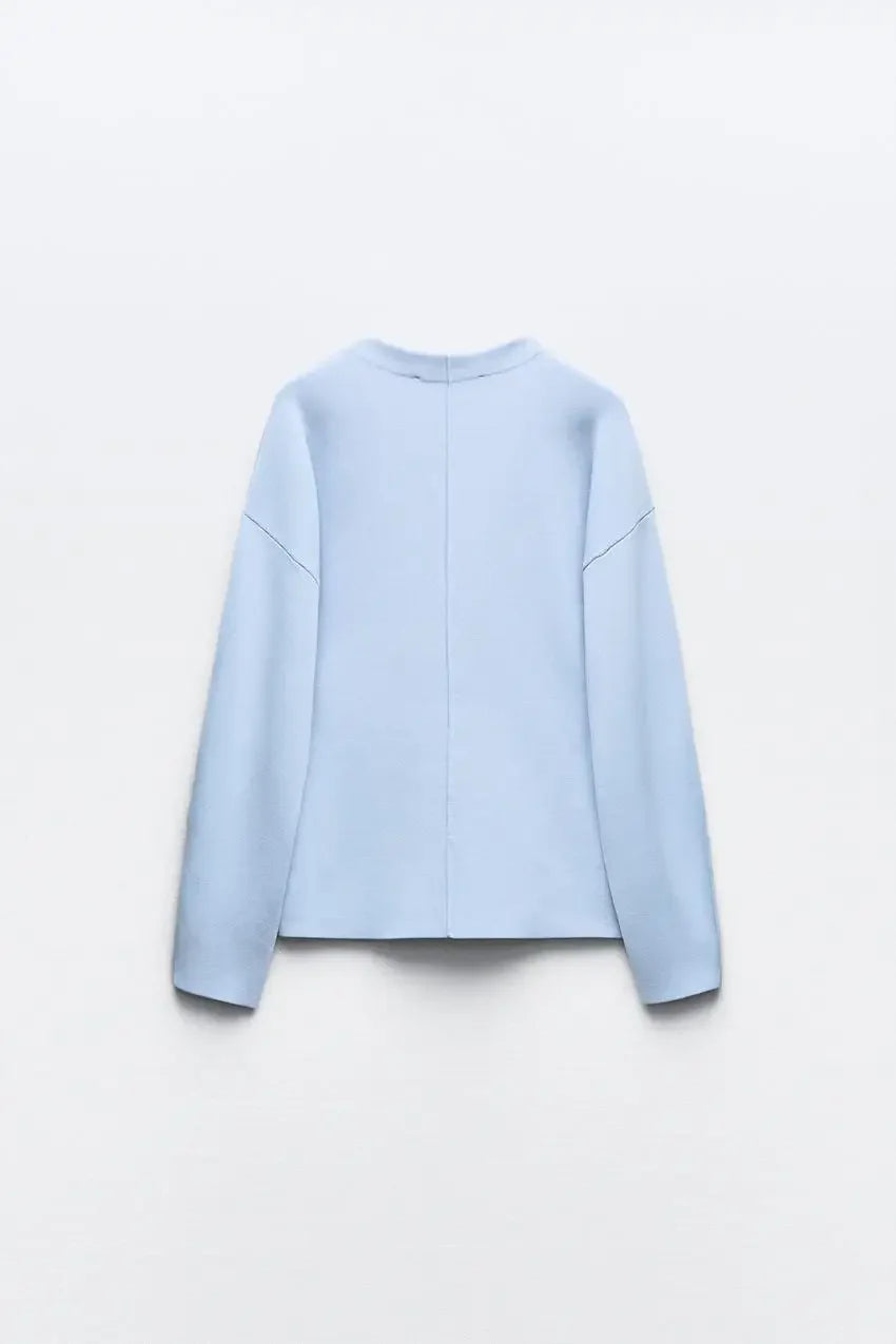 Women's Knit Tailored Cardigan and Skirt Set V-Neck Long Sleeve Jacket with High Waist Elastic A-Line Mini Skirt Stylish Two-Piece Outfit