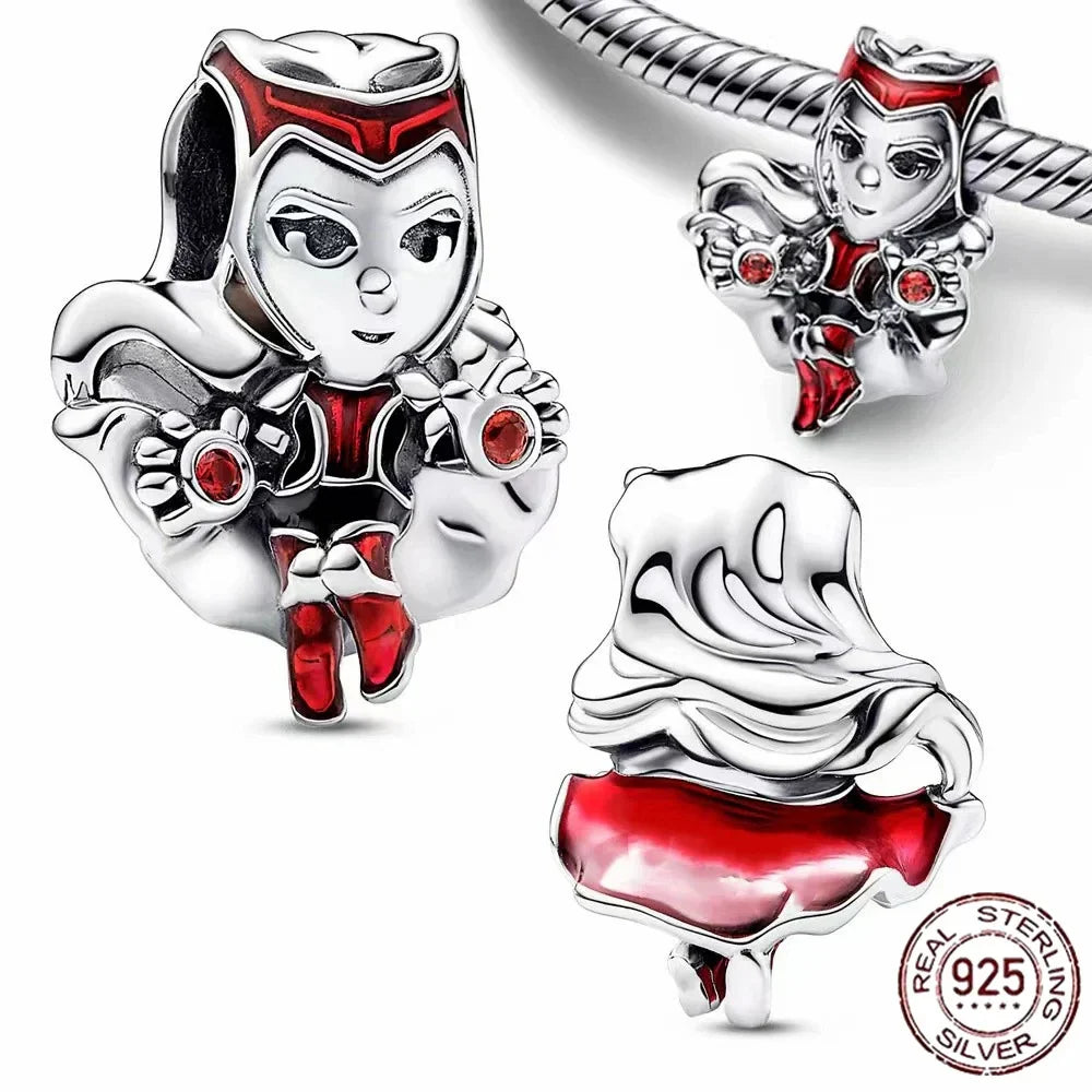 925 Sterling Silver Disney Pendant Beads for DIY Bracelets Perfect Women's Fashion Gift