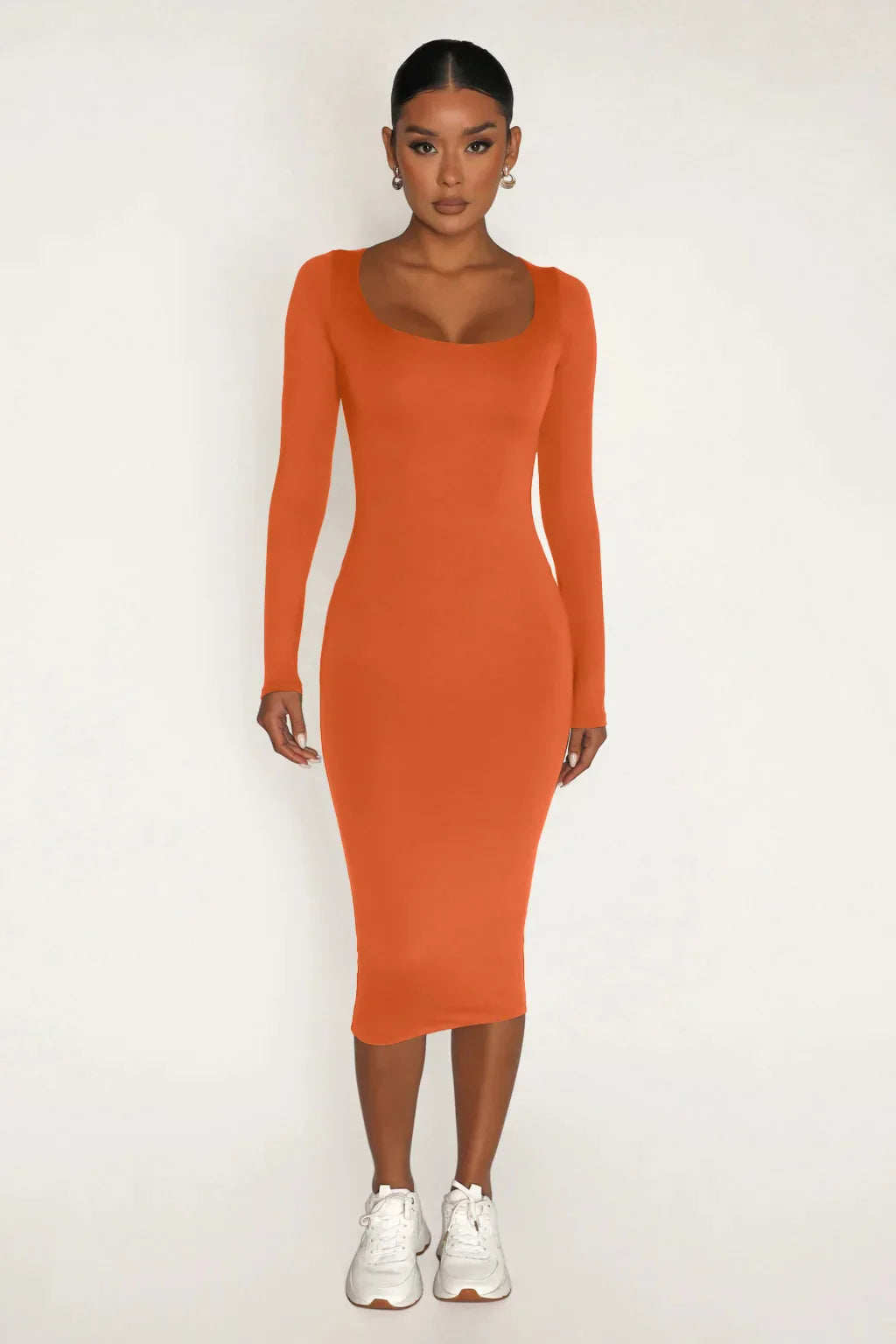 Velvet Bodycon Dress For Women Long Sleeve Party Clubwear