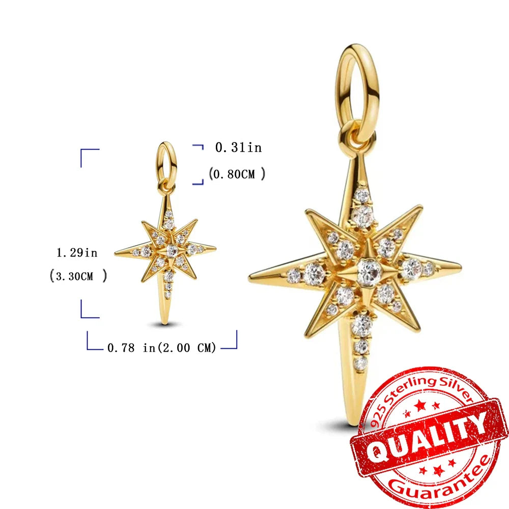 925 Sterling Silver Love Heart Envelope Rose Pendant with Crystal Ball for DIY Bracelet and Necklace Jewelry Gifts