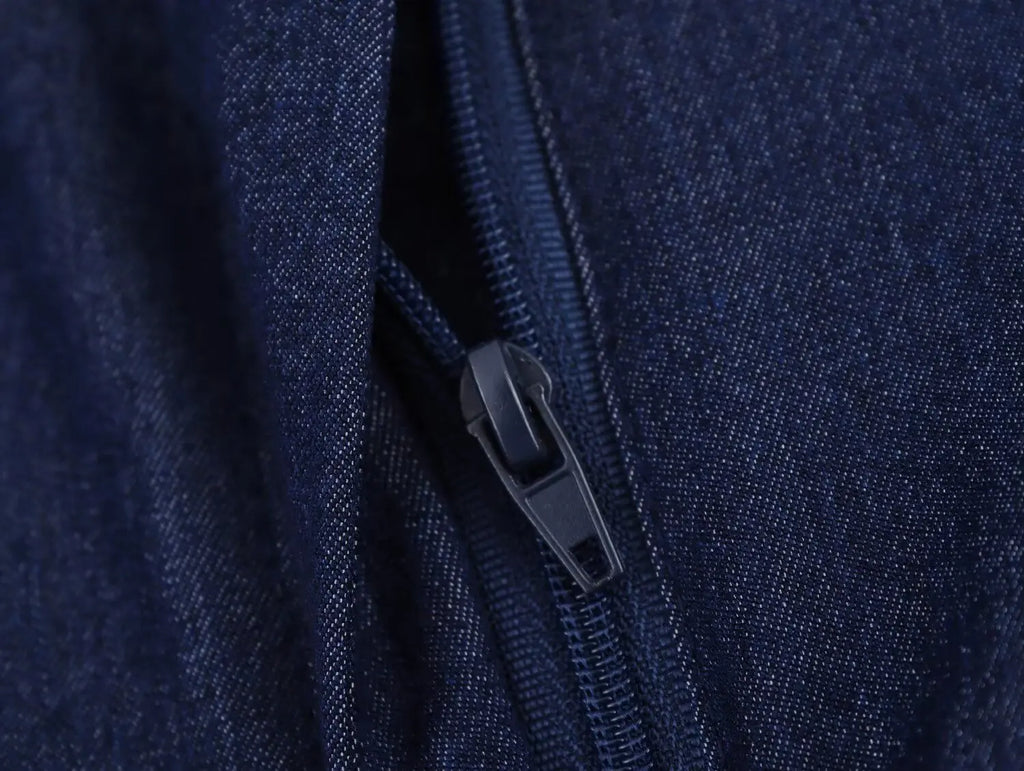 Women Fashion Denim Jacket and Jeans Set with Pockets Stylish Two Piece Outfit